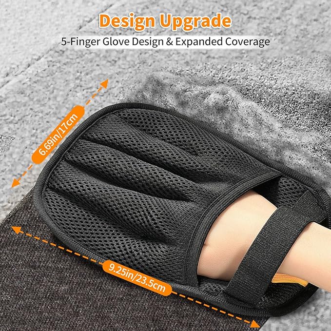 Pet Hair Removal Glove for Cats and Dogs - Electrostatic Pet Hair Remover Glove | The Magic Brush