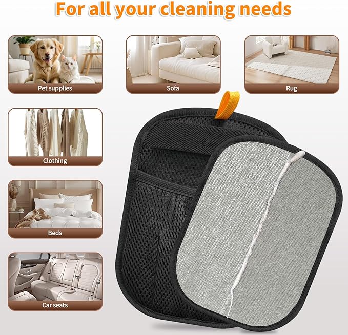 Pet Hair Removal Glove for Cats and Dogs - Electrostatic Pet Hair Remover Glove | The Magic Brush